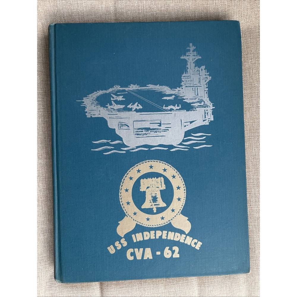 USS INDEPENDENCE CVA-62 Yearbook Military Mediterranean Cruisebook 1970-1971 VTG